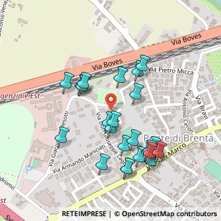 Mappa Via Antonio Gabana, 35129 Padova PD, Italia (0.225)