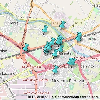 Mappa Via Antonio Gabana, 35129 Padova PD, Italia (0.6575)