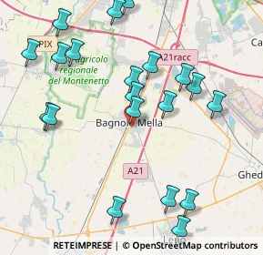 Mappa Via Lombardia, 25021 Bagnolo Mella BS, Italia (4.617)