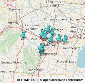 Mappa Via Puglie, 35030 Sarmeola PD, Italia (8.22636)