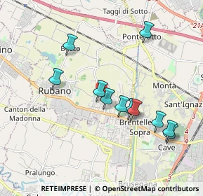 Mappa Via Puglie, 35030 Sarmeola PD, Italia (1.77909)