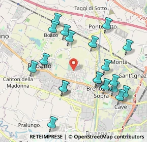 Mappa Via Puglie, 35030 Sarmeola PD, Italia (2.0995)