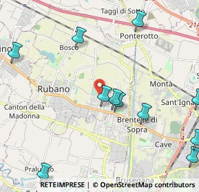 Mappa Via Puglie, 35030 Sarmeola PD, Italia (2.66364)