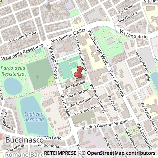 Mappa Via Marsala, 9, 20090 Buccinasco, Milano (Lombardia)