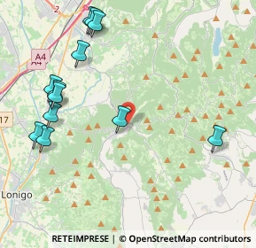 Mappa Via Sette Martiri, 36040 Grancona VI, Italia (4.92667)