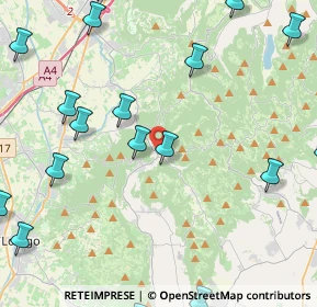 Mappa Via Sette Martiri, 36040 Grancona VI, Italia (6.384)