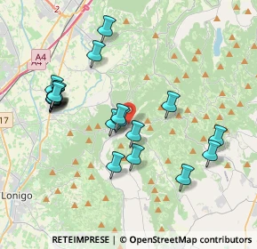 Mappa Via Sette Martiri, 36040 Grancona VI, Italia (3.8295)