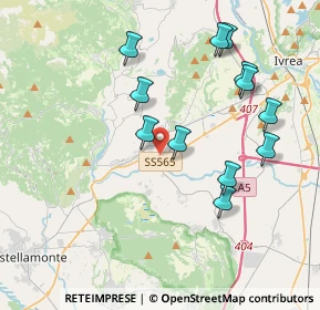 Mappa Via della Cartiera, 10010 Parella TO, Italia (3.91417)