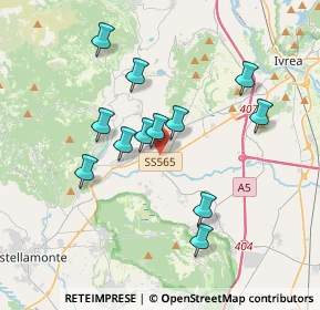 Mappa Via della Cartiera, 10010 Parella TO, Italia (3.2825)