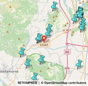Mappa Via della Cartiera, 10010 Parella TO, Italia (5.5455)