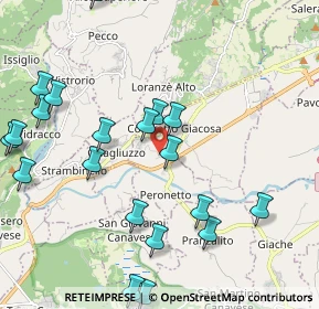 Mappa Via della Cartiera, 10010 Parella TO, Italia (2.454)