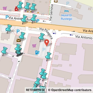 Mappa Via Rossi, 35030 Rubano PD, Italia (0.09286)
