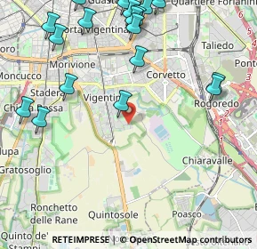 Mappa Via Ernesto Rogers, 20141 Milano MI, Italia (2.8315)