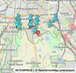 Mappa Via Ernesto Rogers, 20141 Milano MI, Italia (1.73308)