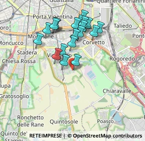 Mappa Via Ernesto Rogers, 20141 Milano MI, Italia (1.7165)