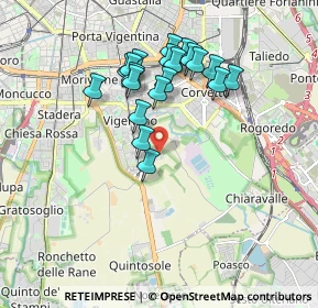 Mappa Via Ernesto Rogers, 20141 Milano MI, Italia (1.6295)