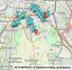 Mappa Via Ernesto Rogers, 20141 Milano MI, Italia (1.9905)