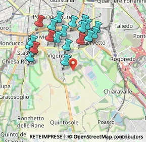 Mappa Via Ernesto Rogers, 20141 Milano MI, Italia (1.9395)