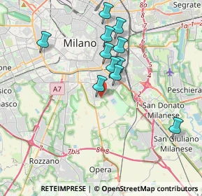 Mappa Via Ernesto Rogers, 20141 Milano MI, Italia (3.34545)