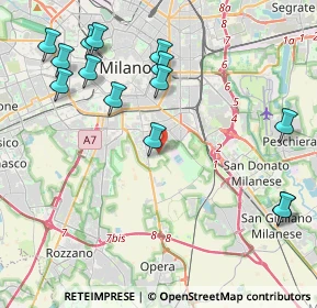 Mappa Via Ernesto Rogers, 20141 Milano MI, Italia (4.88786)