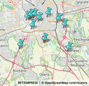 Mappa Via Ernesto Rogers, 20141 Milano MI, Italia (4.05583)
