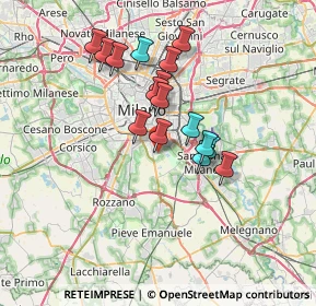Mappa Via Ernesto Rogers, 20141 Milano MI, Italia (5.7725)