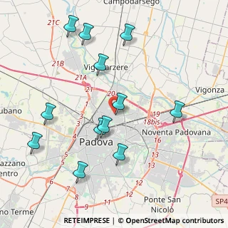 Mappa Via Nicola Amati, 35133 Padova PD, Italia (4.32083)