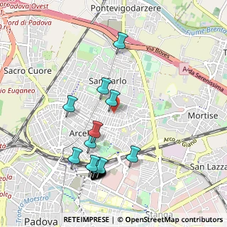 Mappa Via Nicola Amati, 35133 Padova PD, Italia (1.111)
