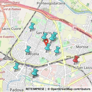Mappa Via Nicola Amati, 35133 Padova PD, Italia (0.95636)