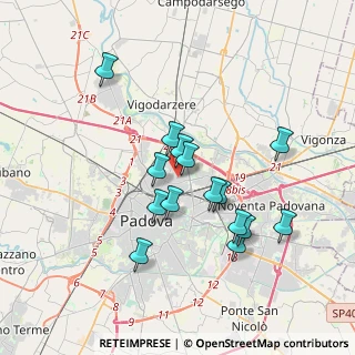 Mappa Via Francesco Cilea, 35133 Padova PD, Italia (3.168)