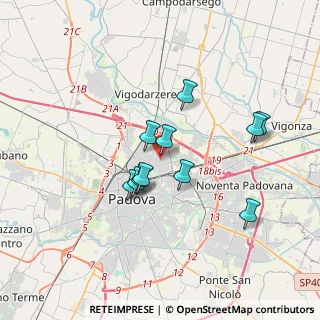 Mappa Via Francesco Cilea, 35133 Padova PD, Italia (2.88364)