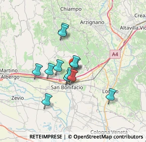 Mappa 37032 Monteforte d'Alpone VR, Italia (5.25417)