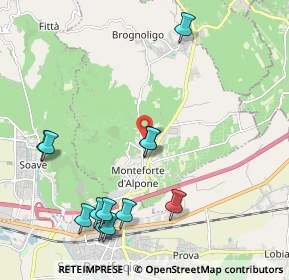 Mappa 37032 Monteforte d'Alpone VR, Italia (2.39083)