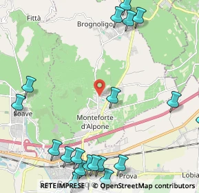 Mappa 37032 Monteforte d'Alpone VR, Italia (3.1255)