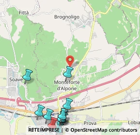 Mappa 37032 Monteforte d'Alpone VR, Italia (3.08167)