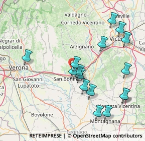 Mappa 37032 Monteforte d'Alpone VR, Italia (16.8425)