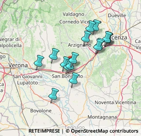 Mappa 37032 Monteforte d'Alpone VR, Italia (11.49938)