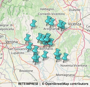 Mappa 37032 Monteforte d'Alpone VR, Italia (10.4025)
