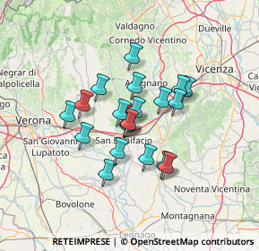 Mappa 37032 Monteforte d'Alpone VR, Italia (9.766)