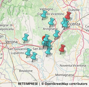 Mappa 37032 Monteforte d'Alpone VR, Italia (11.28067)