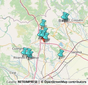 Mappa Via A.Gianotti, 10015 Ivrea TO, Italia (11.63273)