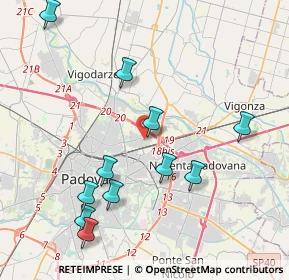 Mappa Via Ermanno di Lenna, 35129 Padova PD, Italia (4.38273)