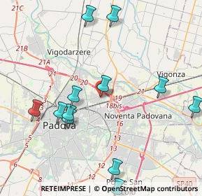 Mappa Via Ermanno di Lenna, 35129 Padova PD, Italia (4.98692)