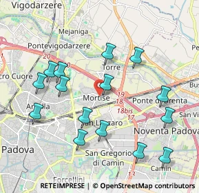 Mappa Via Ermanno di Lenna, 35129 Padova PD, Italia (2.08467)