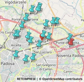 Mappa Via Ermanno di Lenna, 35129 Padova PD, Italia (1.954)
