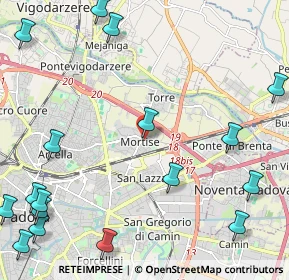 Mappa Via Ermanno di Lenna, 35129 Padova PD, Italia (3.22765)