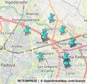 Mappa Via Ermanno di Lenna, 35129 Padova PD, Italia (1.96167)