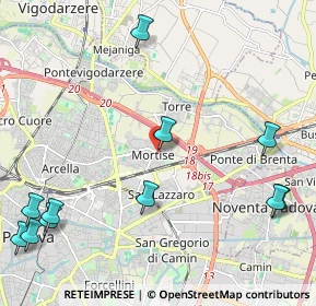 Mappa Via Ermanno di Lenna, 35129 Padova PD, Italia (2.92818)