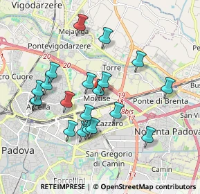 Mappa Via Ermanno di Lenna, 35129 Padova PD, Italia (1.7845)