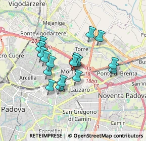 Mappa Via Ermanno di Lenna, 35129 Padova PD, Italia (1.39353)
